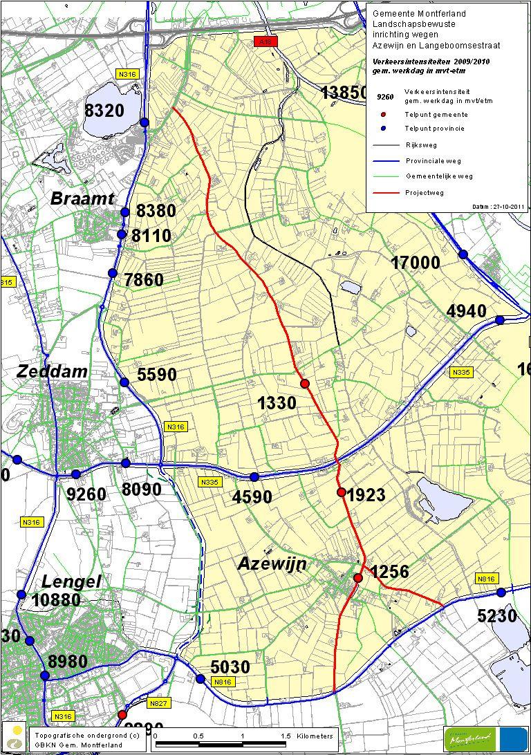 1.3 Verkeerskundige effecten ruimtelijke ontwikkelingen In paragraaf 1.2 zijn de belangrijkste ruimtelijke ontwikkelingen weergegeven die van invloed zijn op de mobiliteit in het gebied.