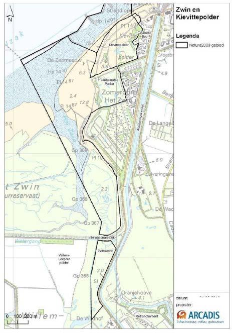 Eén van deze gebieden betreft Zwin &Kievittepolder (123).