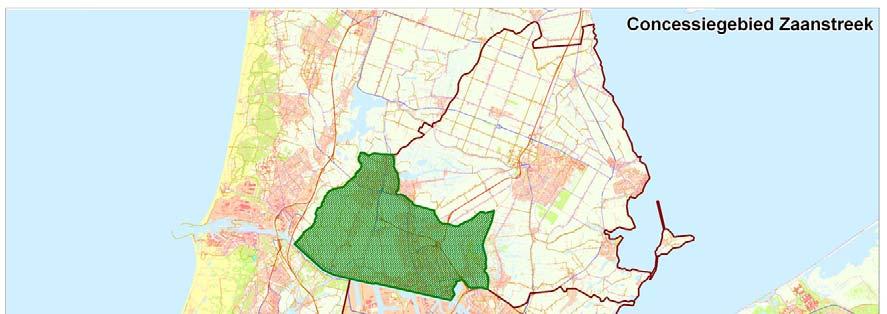 2 ONDERWERP VAN CONCESSIEVERLENING Dit hoofdstuk specificeert de inhoud van de Concessie Zaanstreek 2010 die op 12-12-2010 zal worden verleend.