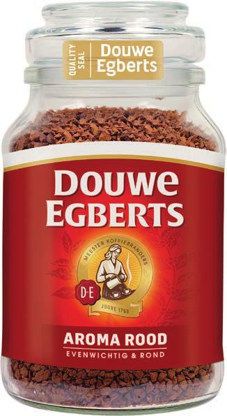 99 Alle Douwe Egberts oplos- of instantkoffie per