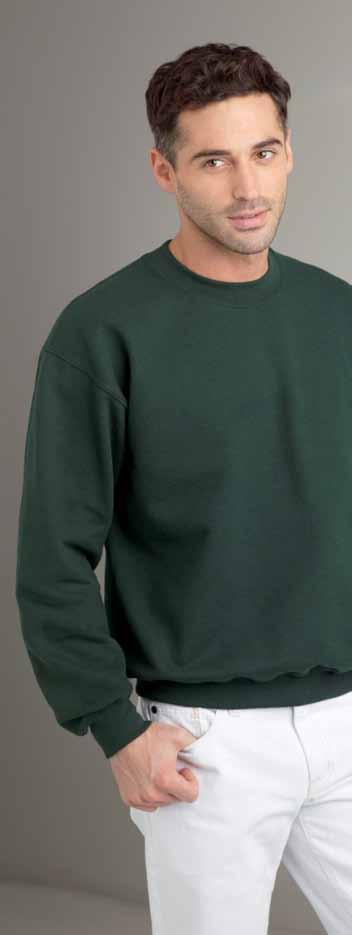Ronde hals Sweatshirt G18000 18000 Heavy Blend Ronde hals Sweatshirt 50% Katoen / 50% Polyester 306 g/m², Coloured 325 g/m² Gildan 50% Katoen / 50% Polyester 265 g/m², Coloured 279 g/m² Gildan Dubbel