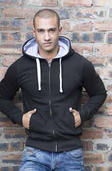 Kangaroe zak aan de voorkant Afwerking in ribboord Azure Dark Grey Deep / /Yellow / Fire French Jet Purple Sapphire Blue TJ5436N 5436 Ladies Hooded Zip-Sweat FH330 LV330 Full Zip Hoodie JH052 JH052