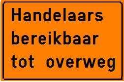 Het gebruik van het onderbord uitgezonderd plaatselijk verkeer of plaatselijke bediening 1 wordt afgeraden omdat de toegang tot handelszaken niet onder dit begrip valt (op basis van de definitie van