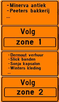 OF Aanvullende ondersteunende wegwijzers kunnen verder geplaatst worden op nabijgelegen gewest- of lokale wegen (bv. bewegwijzering naar parkeerzones).