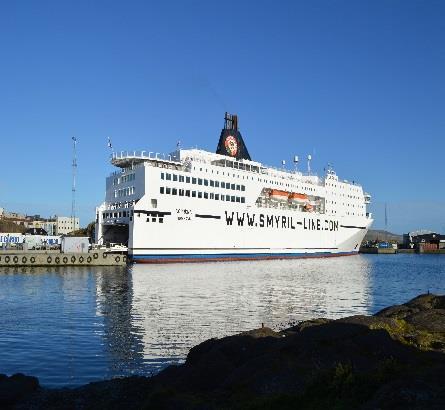 Op maandagmorgen kwamen we aan in Tórshavn de hoofdstad van de Faeröer eilanden.