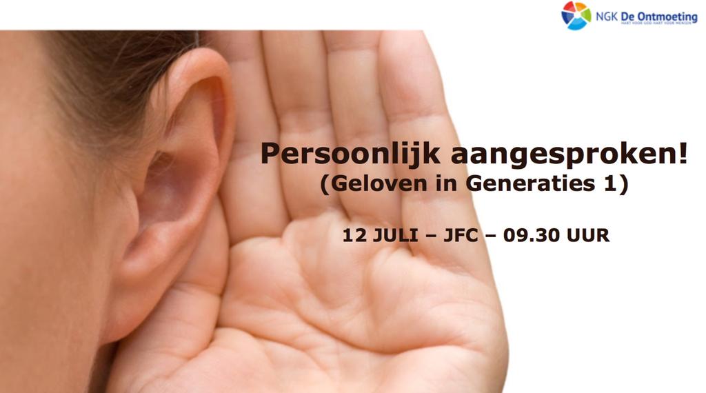 1 Sam. 13 preek NGKO 12 juli 2015 Persoonlijk aangesproken!