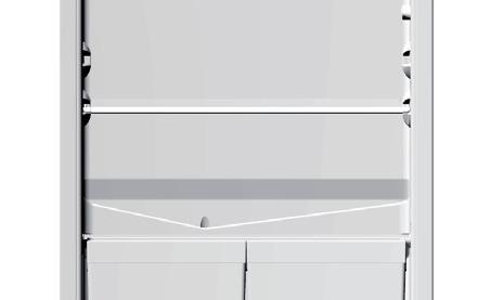 Ontdooien van het apparaat Automatisch ontdooien van de koelkast U hoeft de koelkast niet te ontdooien, omdat het ijs op de achterwand automatisch ontdooit.