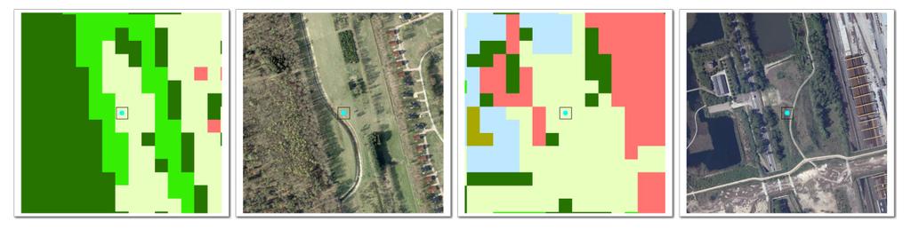 Voorbeelden van BKN2013 klasse overige graslanden (10) die bij de puntvalidatie op basis van