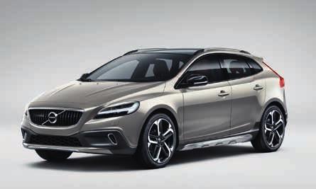 ACCESSIRES RUGGED LUXURY Deze stylingkit versterkt de stoere uitstraling van de Volvo V40 Cross Country dankzij zilverkleurige drempelsierprofielen, een bumperbeschermer en een Cross Country