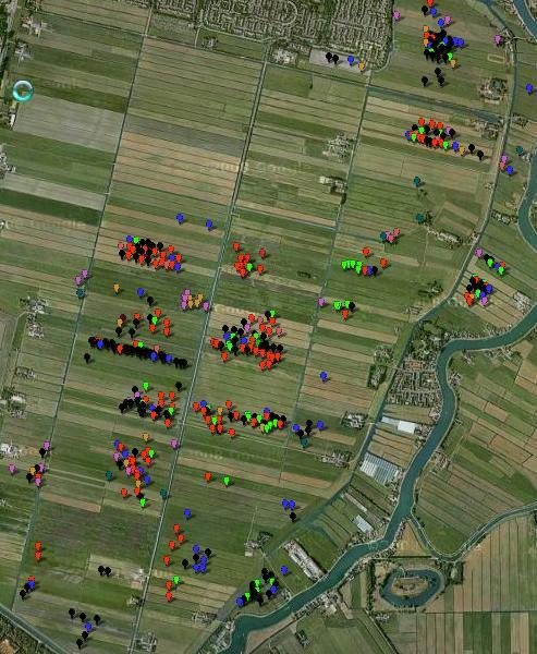 2.3 WEIDEVOGELBESCHERMING EN BEHEER IN BOVENKERKERPOLDER Totale oppervlakte 875 ha.. Oppervlakte met nestbescherming in 2008: 439 ha. Aantal bedrijven: 24.