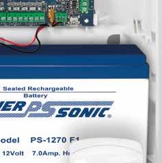 Onderhoudsvrije loodaccu 12V 3,4Ah VRLA Powersonic Gesloten