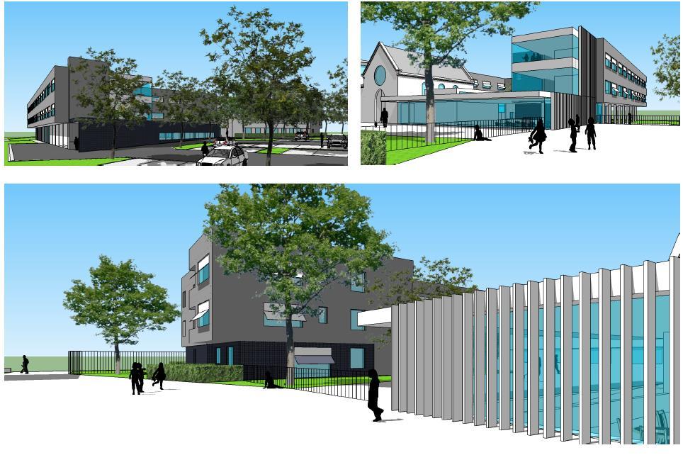 Figuur: 3D-beelden gepland project woon- en zorgcentrum Mariaburcht. 10.