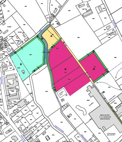 De overige 0,5ha (3,2ha -2,7ha) reserveert de gemeente voor zonevreemde bedrijven die wensen uit te breiden.