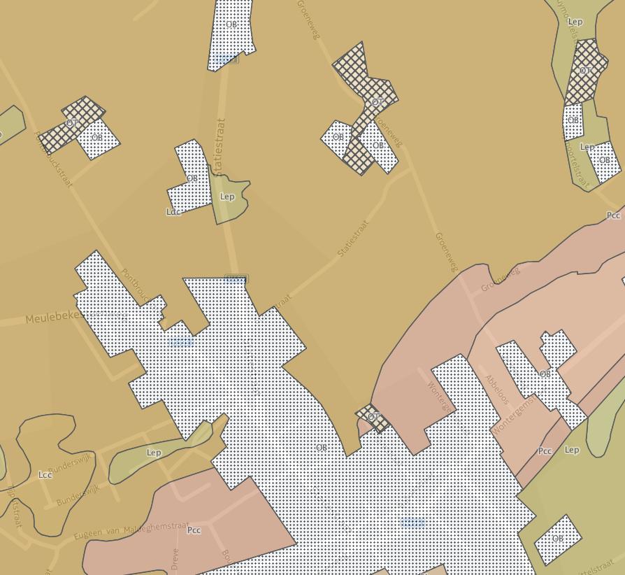 6.5. Bodem Er wordt vanuit gegaan dat bij elke vergunningsaanvraag de nodige acties zullen ondernomen worden in kader van bodemverontreiniging en -sanering (geoloket OVAM).