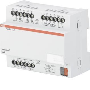 2CDC071001S0015 ABB i-bus KNX Apparaattechniek 2 Apparaattechniek 2.1 Fan-coil-actor FCA/S 1.1.1.2, PWM, DIN-railapparaat Het apparaat is een DIN-railapparaat in Pro M-design.