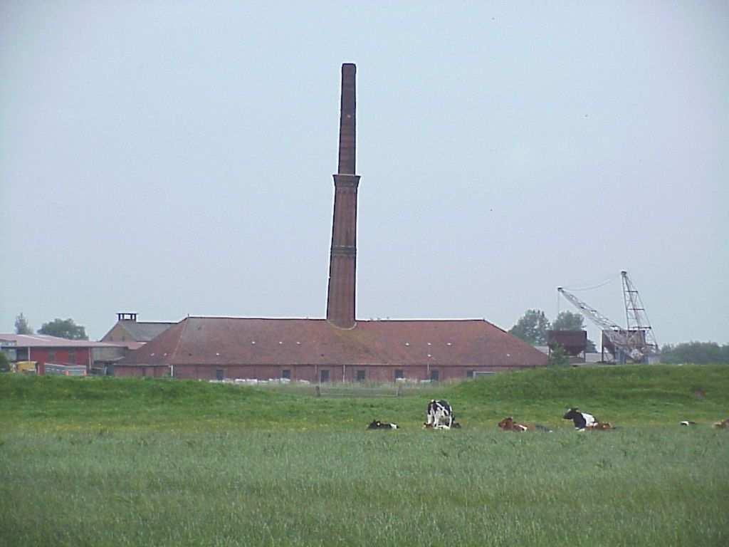 Steenfabriek aan het Dokkumergrootdiep Tussen 1840 en 1945 vonden er op grote schaal commerciële terpafgravingen plaats, waarbij vrijwel geen enkele terp onaangetast is gebleven.