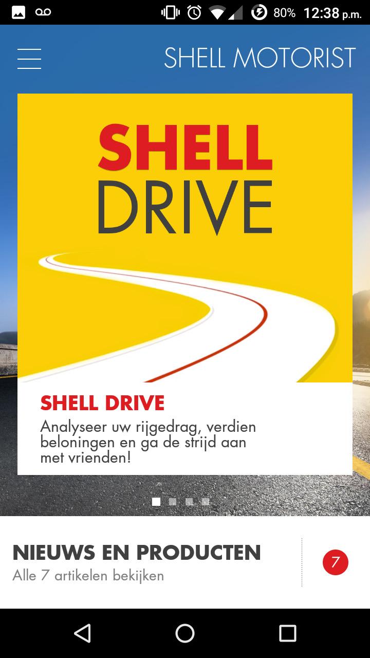 Registratie van de Shell Drive functie Geschatte registratietijd 5-10 minuten. 1.