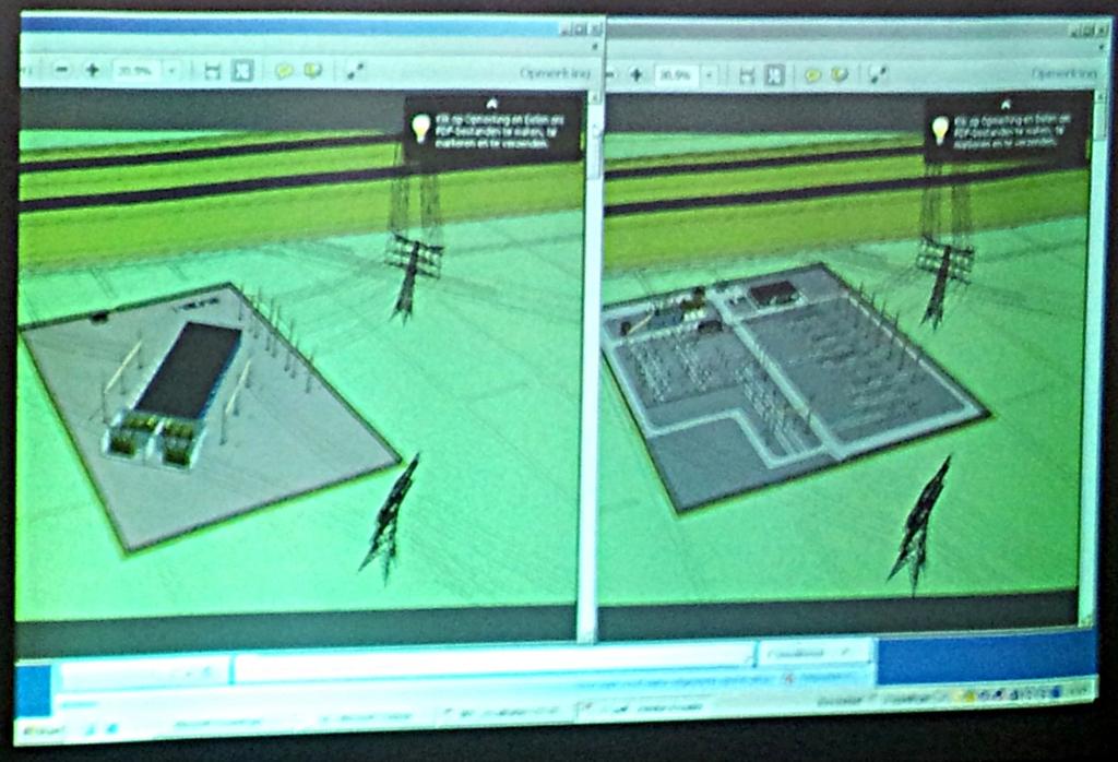 vergelijking AIS (rechts) en GIS (links), zoals