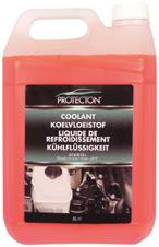 Box: 15x bottle -26 C 1L PROTECTON KOELVLOEISTOF KANT&KLAAR Gebruiksklare koelvloeistof op basis van zuivere monoethyleenglycol en anti-korrosie additieven ter bescherming van de radiator (open en