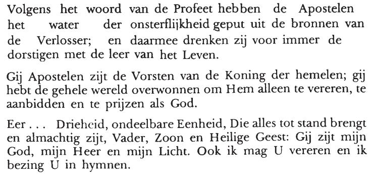 .. De negende Cantiek (Lofzang van Zacharias) (canon uit het mineon en