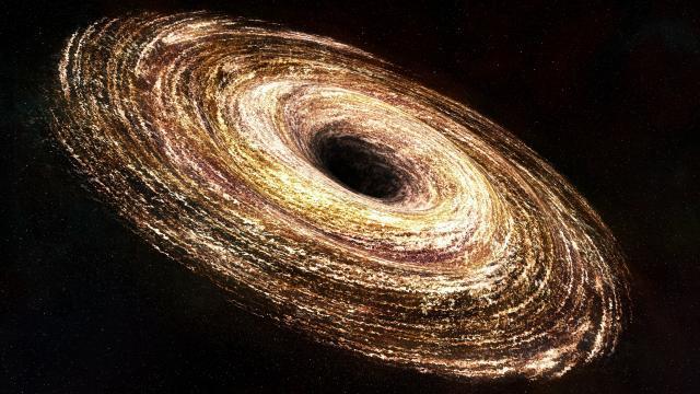 ZWAARTEKRACHTSKOLK ROND EEN ZWART GAT Een internationaal team van astronomen heeft bewijzen gevonden voor het bestaan van een zogeheten zwaartekrachtskolk rond een zwart gat in de ruimte.