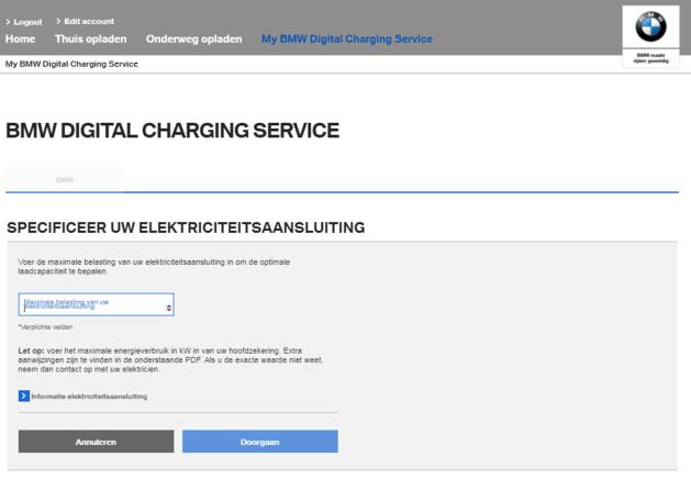 BMW CHARGING PORTAL ADDITIONELE INSTELLING. EEN WALLBOX TOEVOEGEN. 1.