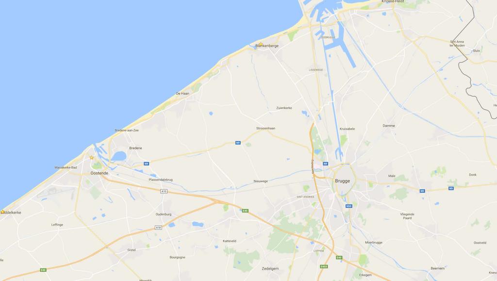 haven Zeebrugge grens België -