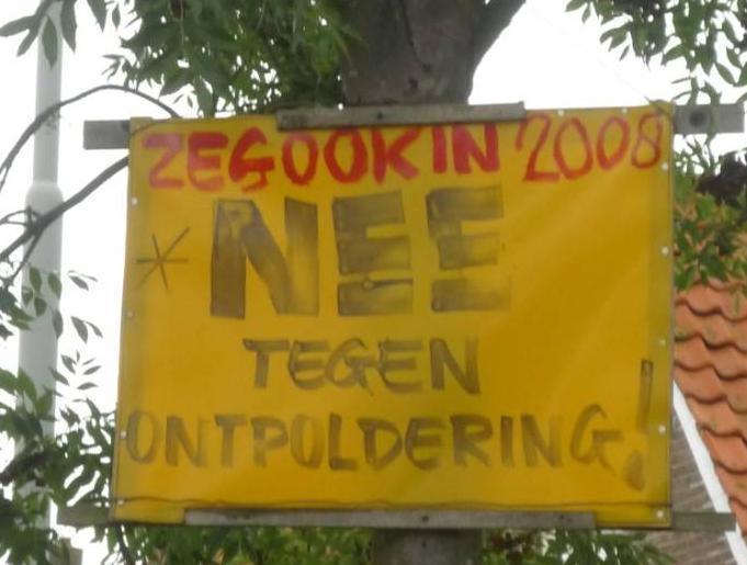 Protest in Zeeland Ontpolderen