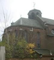 op het koor en de toren ( stad Mechelen