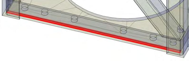 LE131500-R01 SR C4 8 april 2014 Lasverbinding plaat met opstaande rand. Bij deze verbinding hebben we aangenomen dat er op de las twee maal de trek uit een randprofiel staat.