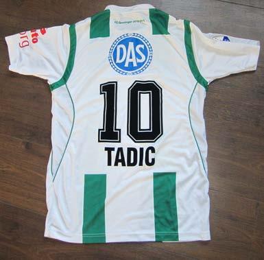 de rug Doe Een Wens shirt van Thomas Enevoldsen Gedragen tijdens FC Groningen Excelsior op