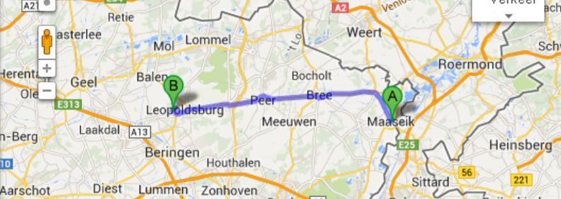 Waar is de kampplaats? Kampide: Zwarte Spechtstraat 49 bus 2, 3971 Lepldsburg Afstand Maaseik kampplaats : ± 45 kilmeter (±50 minuten) 1.