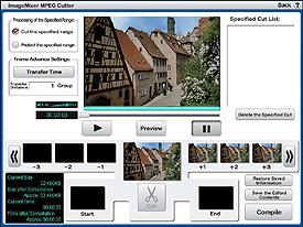 Gekopieerde beelden bewerken Wat kunt u doen met de ImageMixer MPEG Cutter?