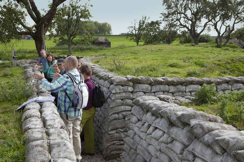 INFANTERIESTELLING WERK AAN DE GROENEWEG, AANGELEGD TER VERDEDIGING VAN HET FORT BIJ HONSWIJK, IS