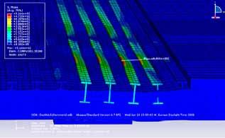 Alle tien ontwerpen zijn op dezelfde wijze doorgerekend. De berekeningen werden uitgevoerd door Simulia, met gebruikmaking van Abaqus software.