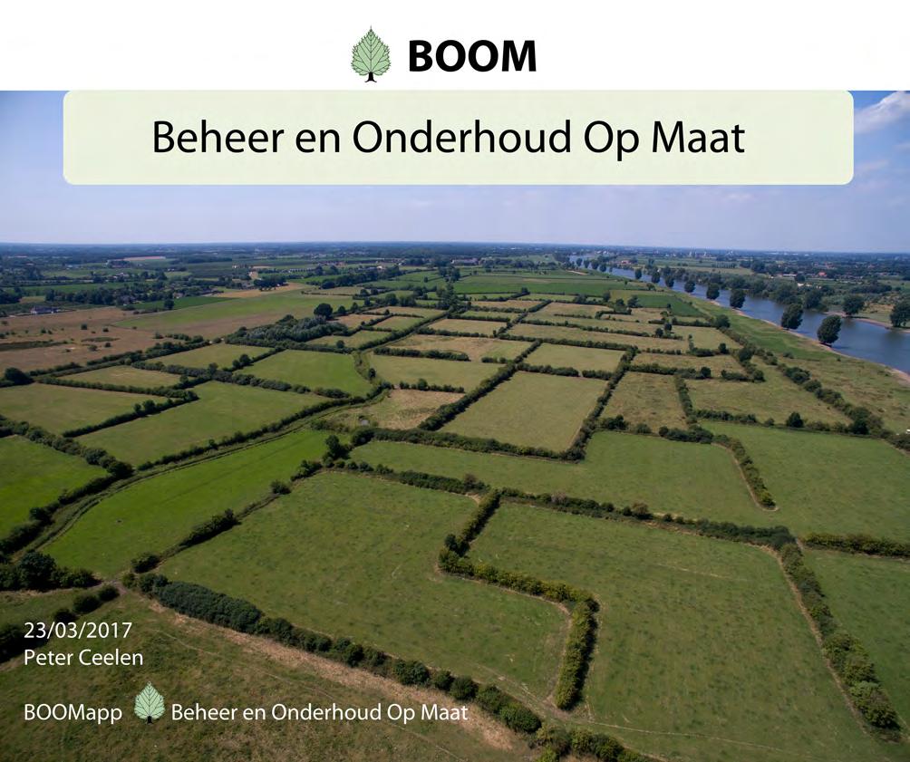 Uit de presentatie BOOM van Peter Ceelen. Foto Jordy van Oord VNC.