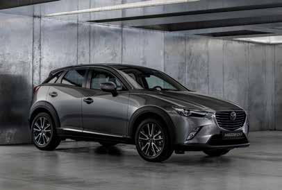 ADEMBENEMEND Een veelzijdige crossover die zich laat zien: de Mazda CX-3 biedt een combinatie van karakter, comfort en