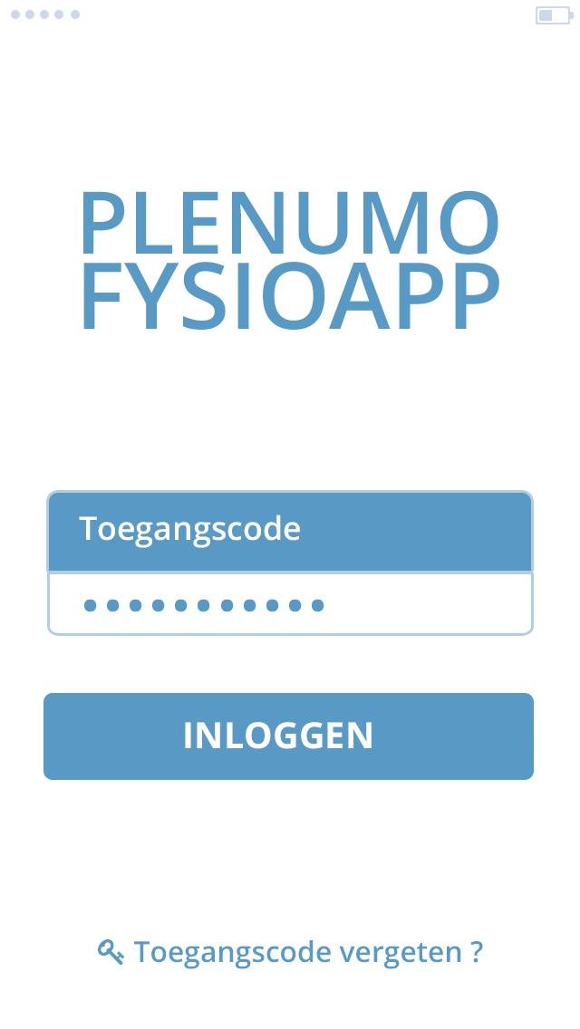 Login Simpele login d.m.v. toegangscode. Schema s Overzicht oefeningen.