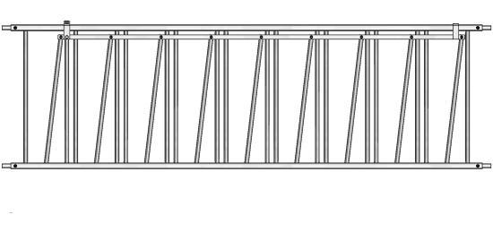 Kalveren KALVERTUSSENHEK Lengte Hoogte 1730.200 200 cm 98 cm 1730.