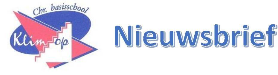 Schooljaar 2017 2018 Nr. 3 september 2017 CBS Klim Op Patrimoniumstraat 102 4142 VL Leerdam 0345-613731 www.klimopleerdam.nl directie.klimop@stichtinglogos.