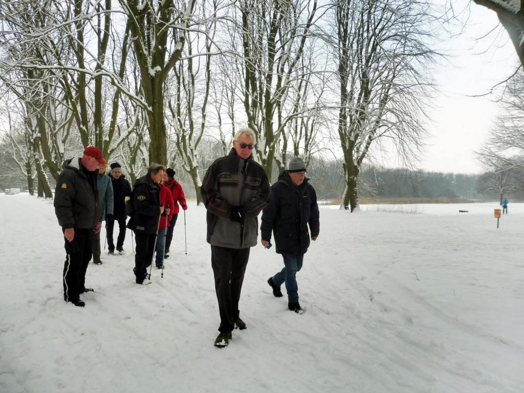 Een paar uur lang lag er sneeuw in het