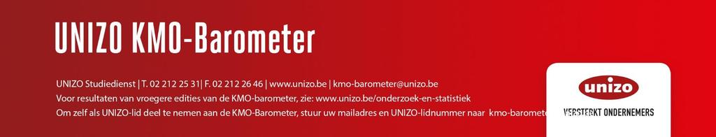 De UNIZO KMO-barometer wordt sinds 17 opgemaakt en is de conjunctuurindicator voor de Vlaamse KMO.