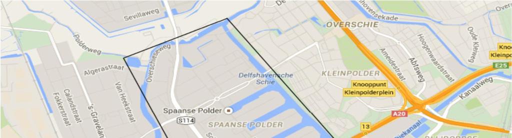 8. Spaanse Polder 8.1 Algemeen Bedrijventerrein Spaanse Polder, is met een oppervlakte van 190 ha het grootste stedelijke bedrijventerrein van Nederland.