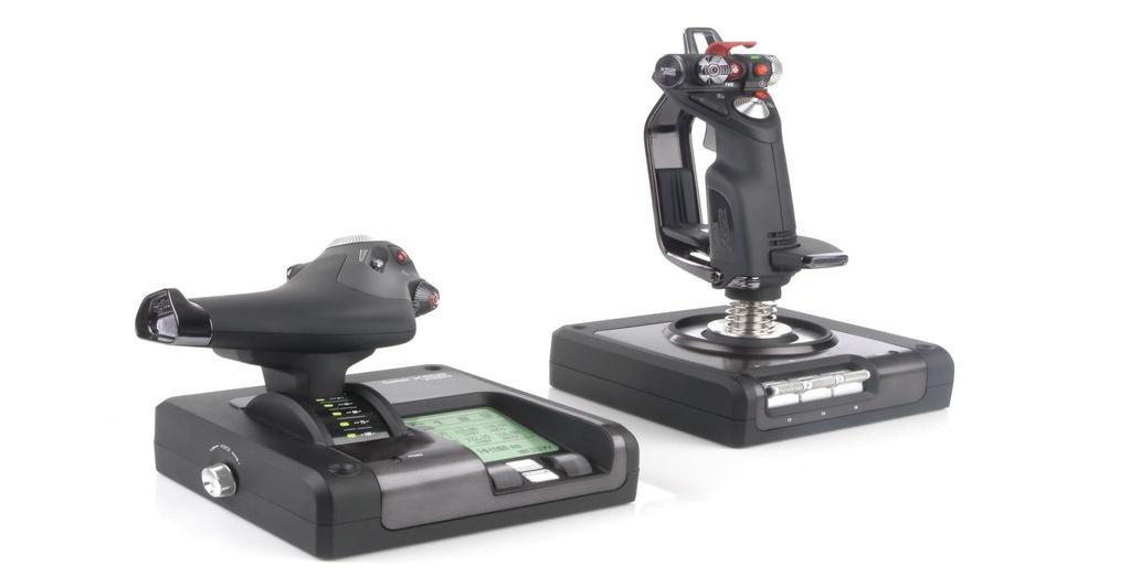 welke axis controls (acties) en controllers zijn er Saitek X52 Pro Flight Control System USB Joystick als voorbeeld de