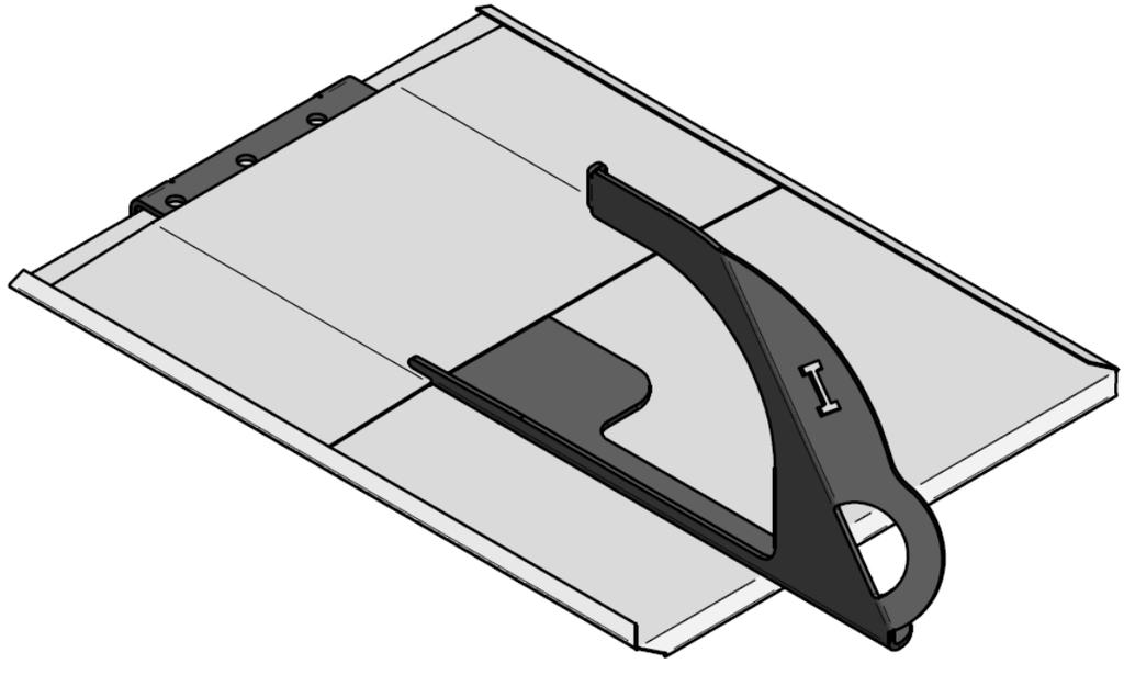 Door de 3 onder elkaar liggende daklatten (min. 30 x 50 mm, bevestigd aan min. 2 kepers) verticaal te verschuiven, kan die hoogtepositie van de dakhaak ingesteld worden.