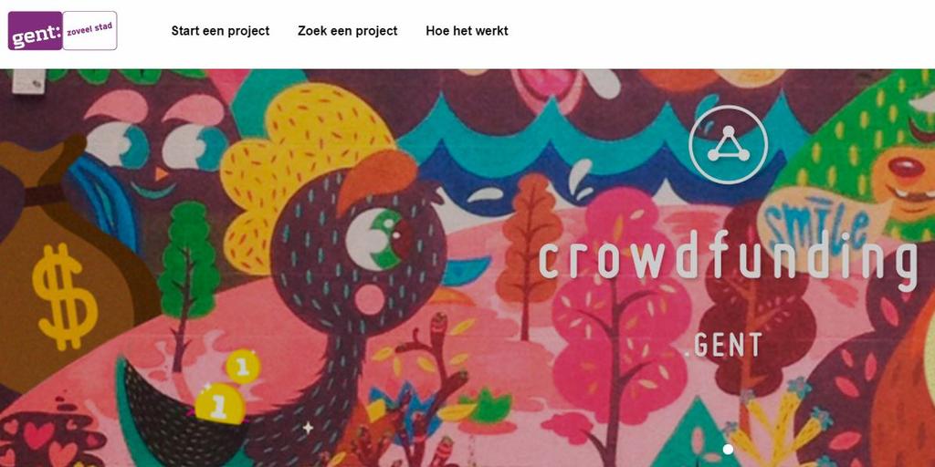 - Een campagne starten op crowdfunding.gent staat helemaal los van eventuele subsidies die je al ontvangt voor je project. Je mag altijd op zoek gaan naar extra middelen.