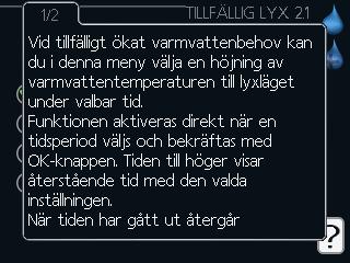 Markeer u de waarde die u wilt instellen met de selectieknop. Drukt u op OK [OK]. De achtergrond van de waarde wordt groen. Dit betekent dat u de instelmodus hebt geopend.