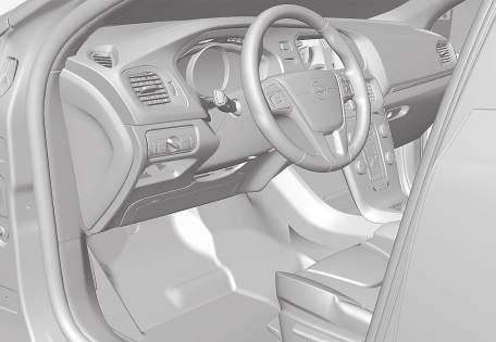 VEILIGHEID Airbags aan de bestuurderszijde Uw auto heeft behalve de veiligheidsgordel (p. 28) aan de bestuurderszijde ook twee airbags (p. 33).