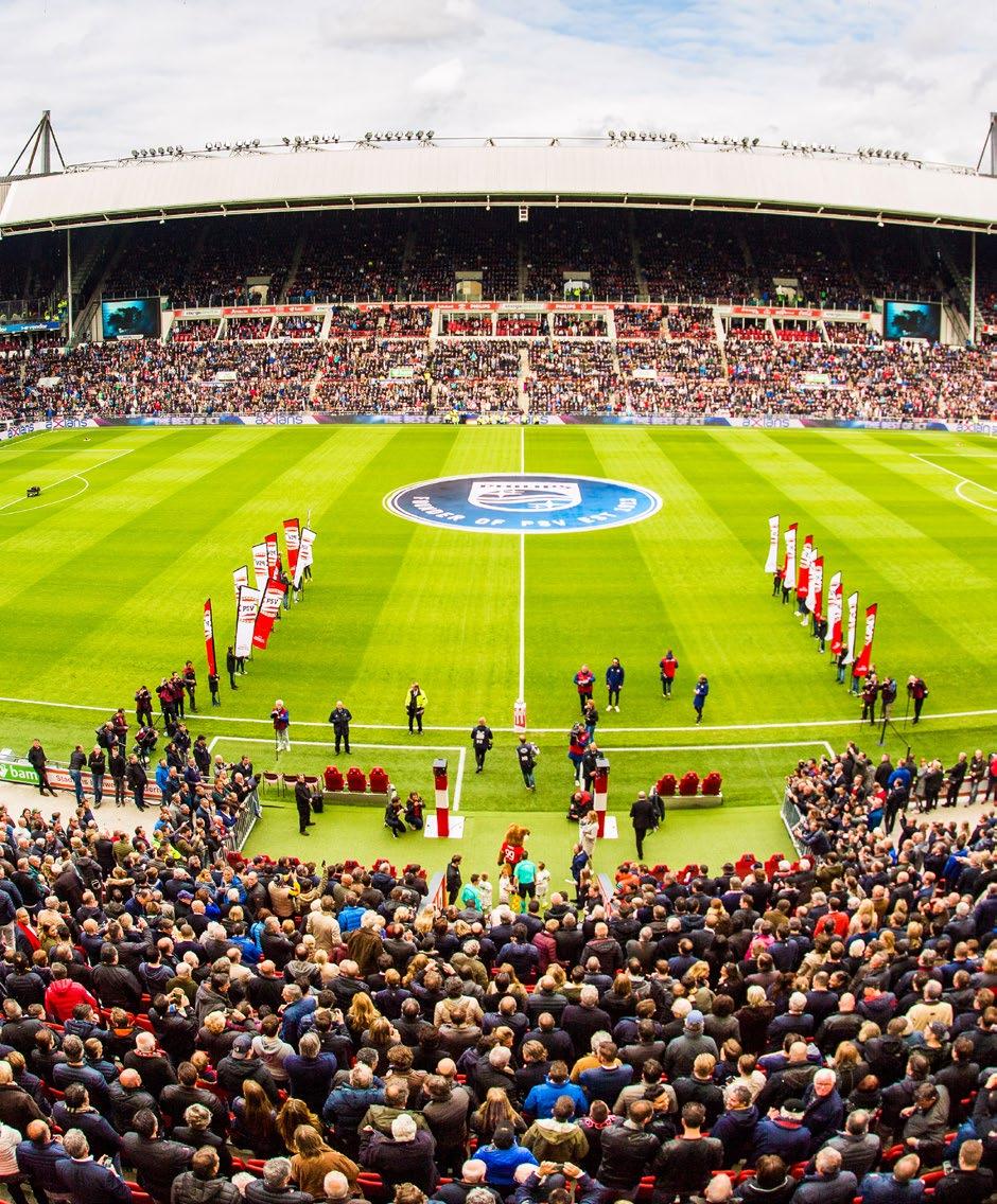 CLUB PSV De vierde etage van het Philips Stadion biedt u bij wedstrijden alle gelegenheid tot netwerken en hospitality. Alle branches zijn hier vertegenwoordigd.