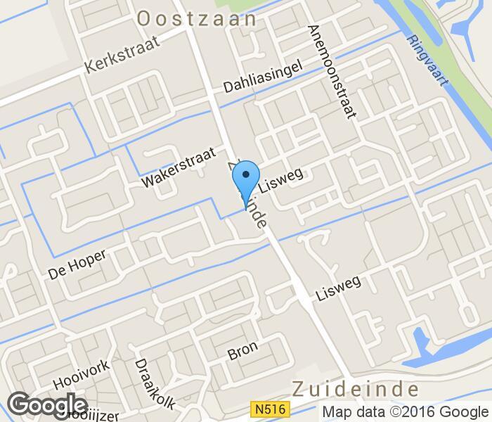 LIGGING KADASTRALE GEGEVENS Adres Zuideinde 62 Postcode / Plaats 1511 GH Oostzaan Gemeente OOSTZAAN Sectie / Perceel C / 3765 Oppervlakte 565 m 2 Soort